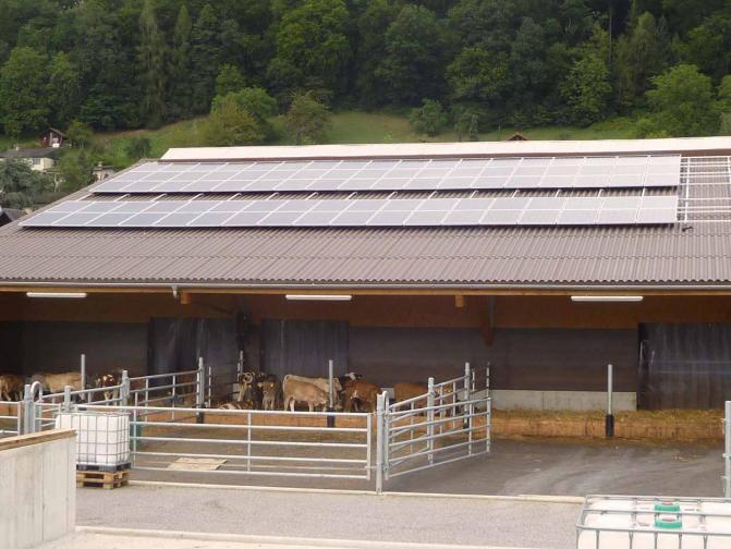 Sigi-Gebäudehülle AG, Diessbach, Fotovoltaik